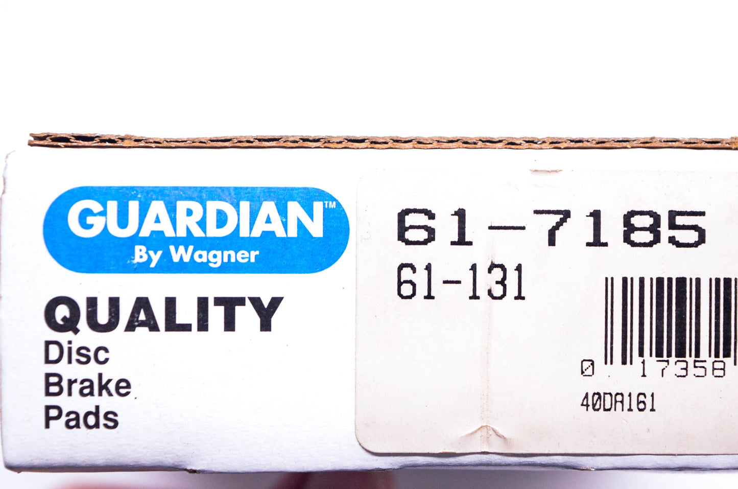 Wagner 61-7185, 61-131 Disc Brake Pad Kit NOS