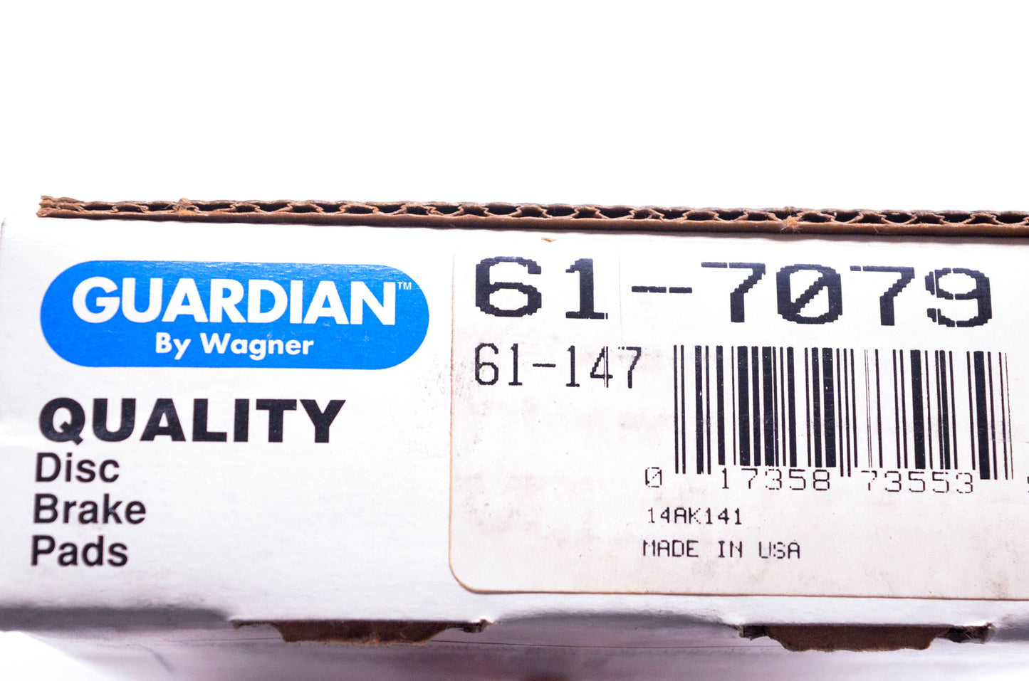 Wagner 61-7079, 61-147 Disc Brake Pad Kit NOS
