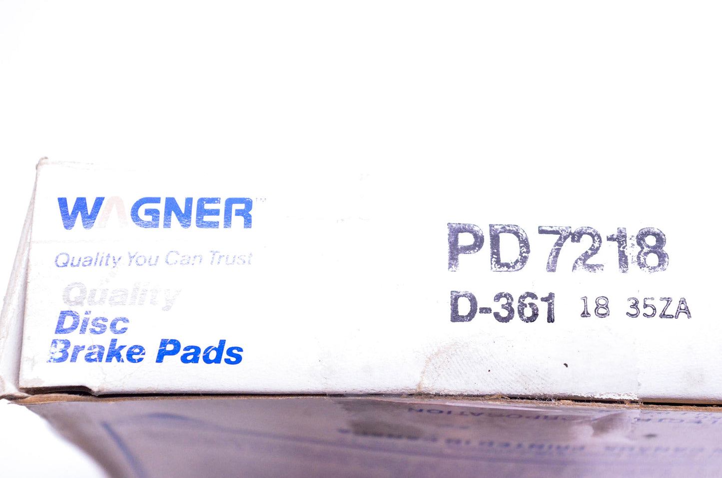 Wagner PD-7218 D-361 Disc Brake Pad Kit NOS
