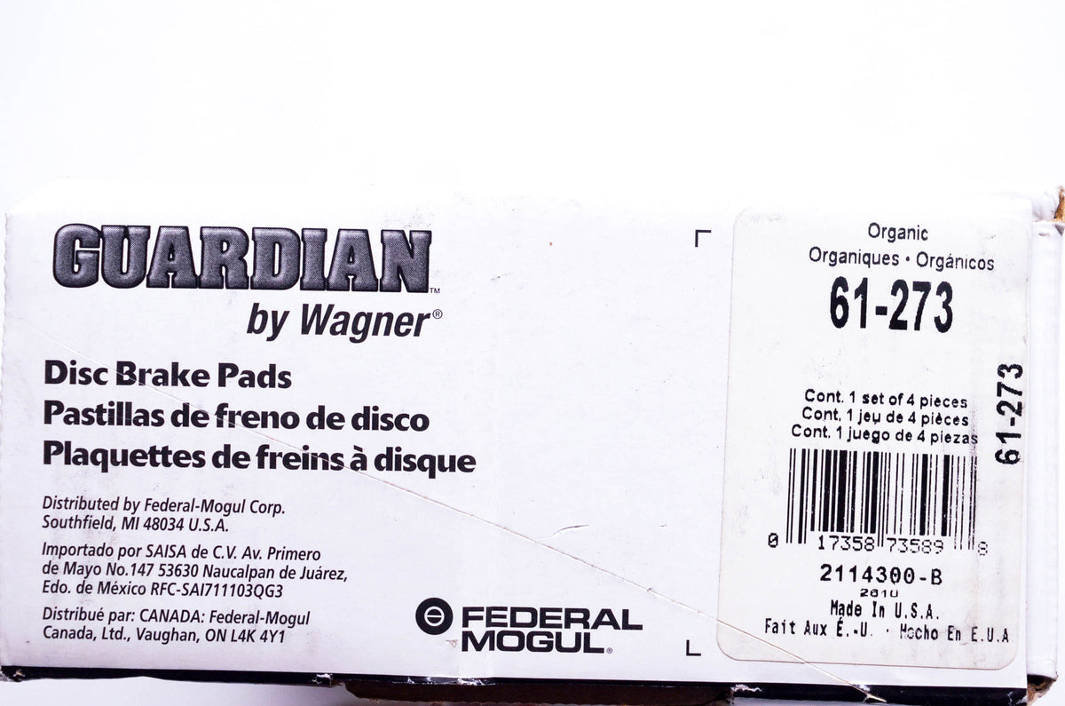 Wagner 61-273 Disc Brake Pad Kit NOS