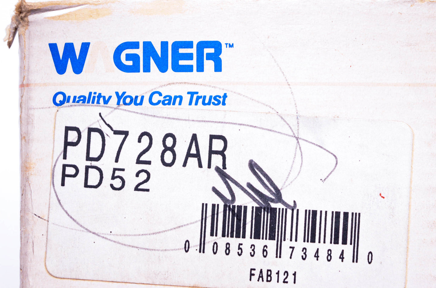 Wagner PD728AR, PD52 Disc Brake Pad Kit NOS
