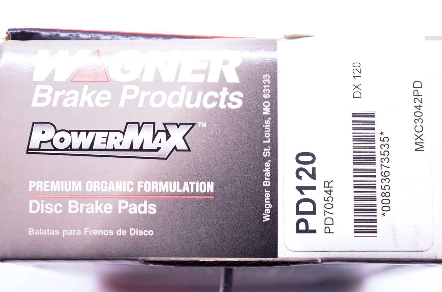 Wagner PD7054R, PD120, DX120 Disc Brake Pad Kit NOS