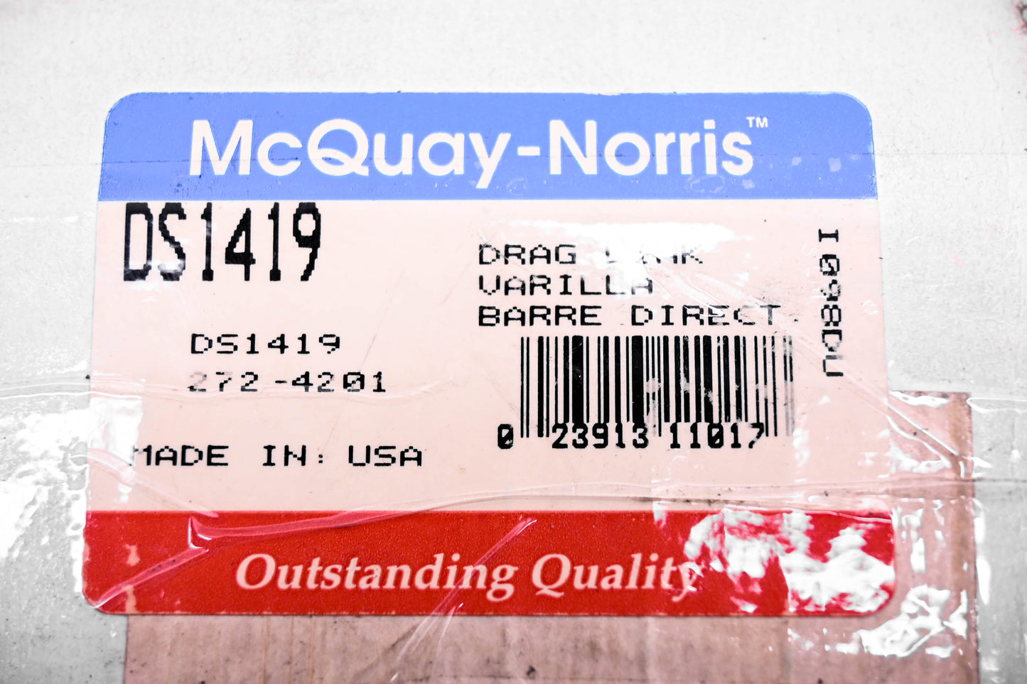 McQuay-Norris DS1419, 272-4201 Drag Link Kit NOS