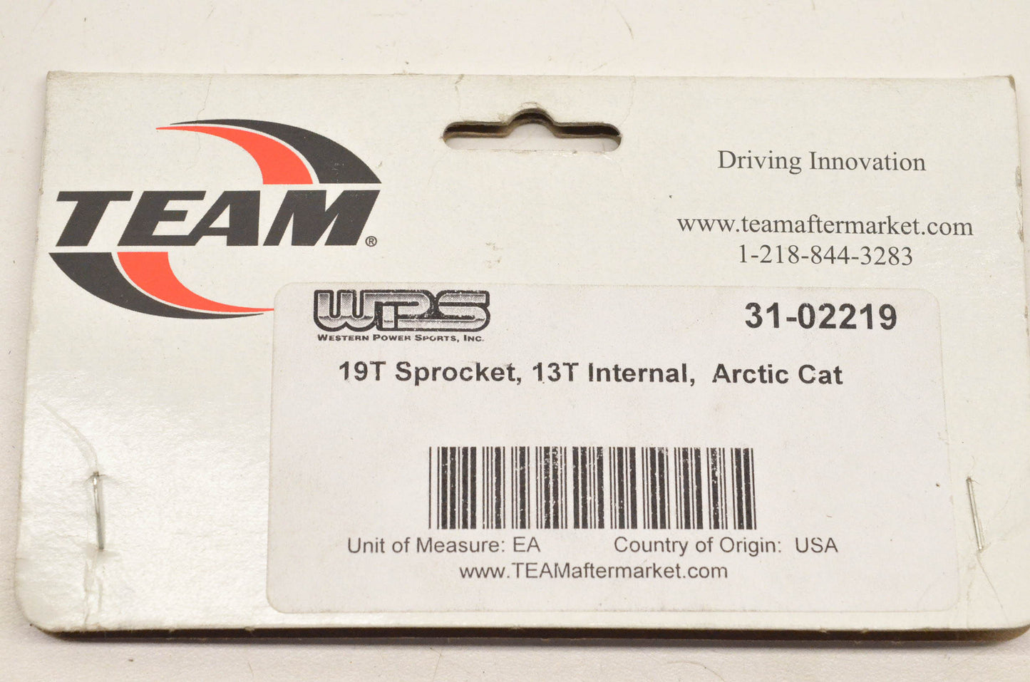 Team 31-02219 351513-4 Sprocket 19T NOS