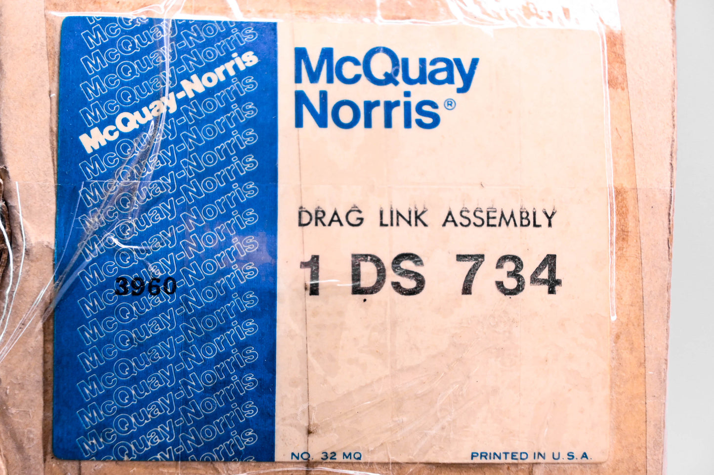 McQuay-Norris DS734 Drag Link Kit NOS