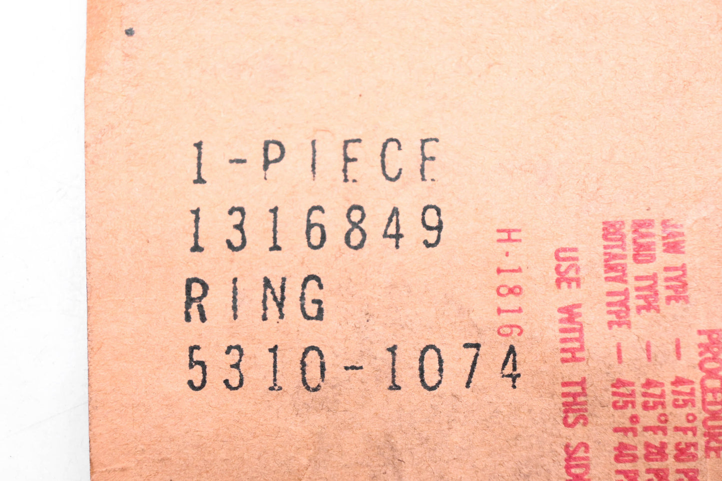 Mopar 1316849 Shift Gear Seal NOS