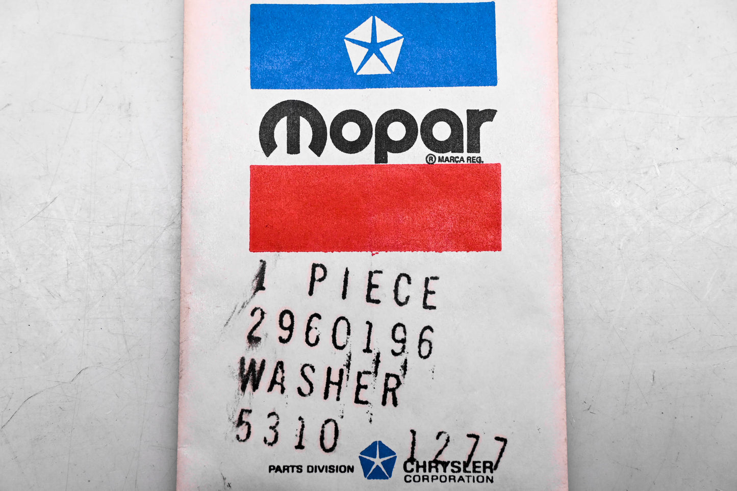 Mopar 2960196 Special Washer NOS