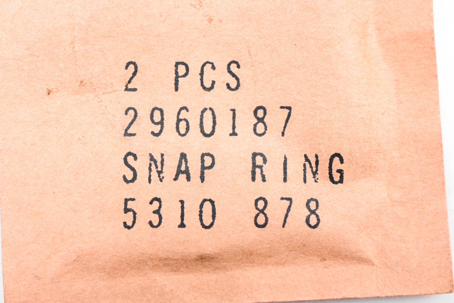 Mopar 2960187 Snap Rings Qty 2 NOS