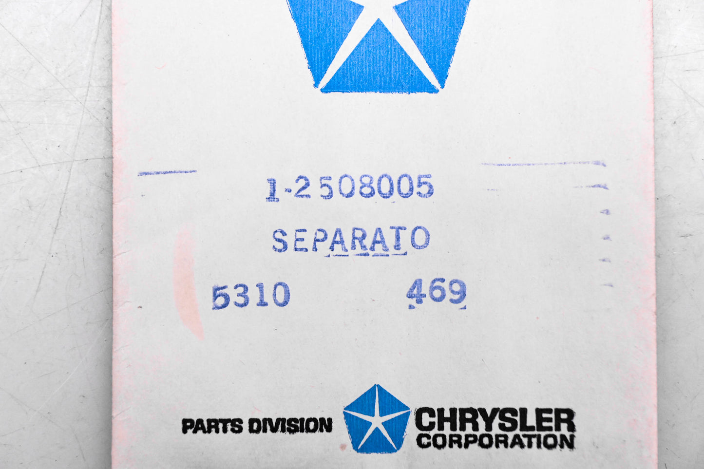 Mopar 2508005 Idler Seperator NOS