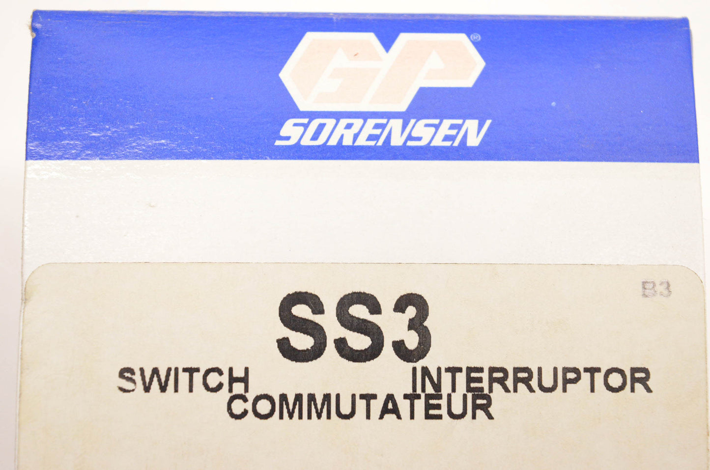GP Sorensen SS3 Switch NOS