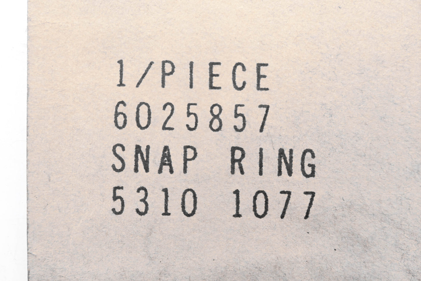 Mopar 6025857 Snap Ring E Clip NOS