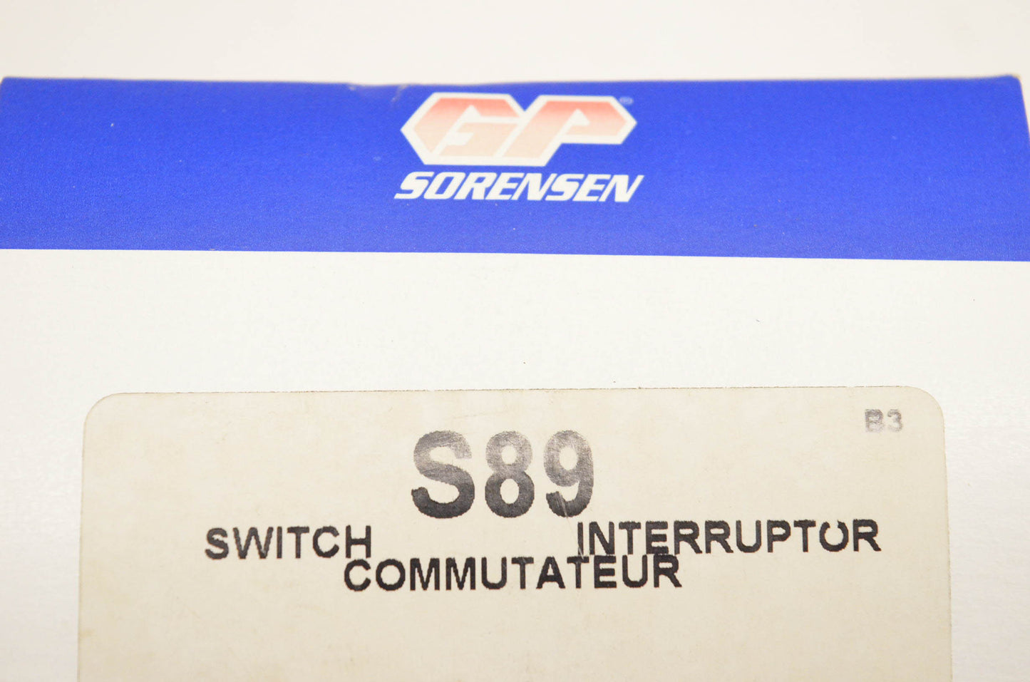 GP Sorensen S89 Switch NOS