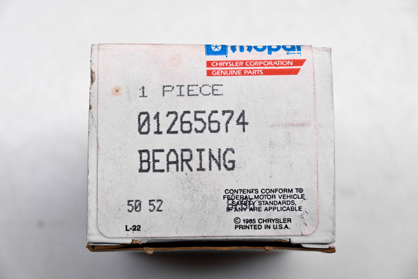 Mopar 01265674 Axle Output Shaft Bearing NOS