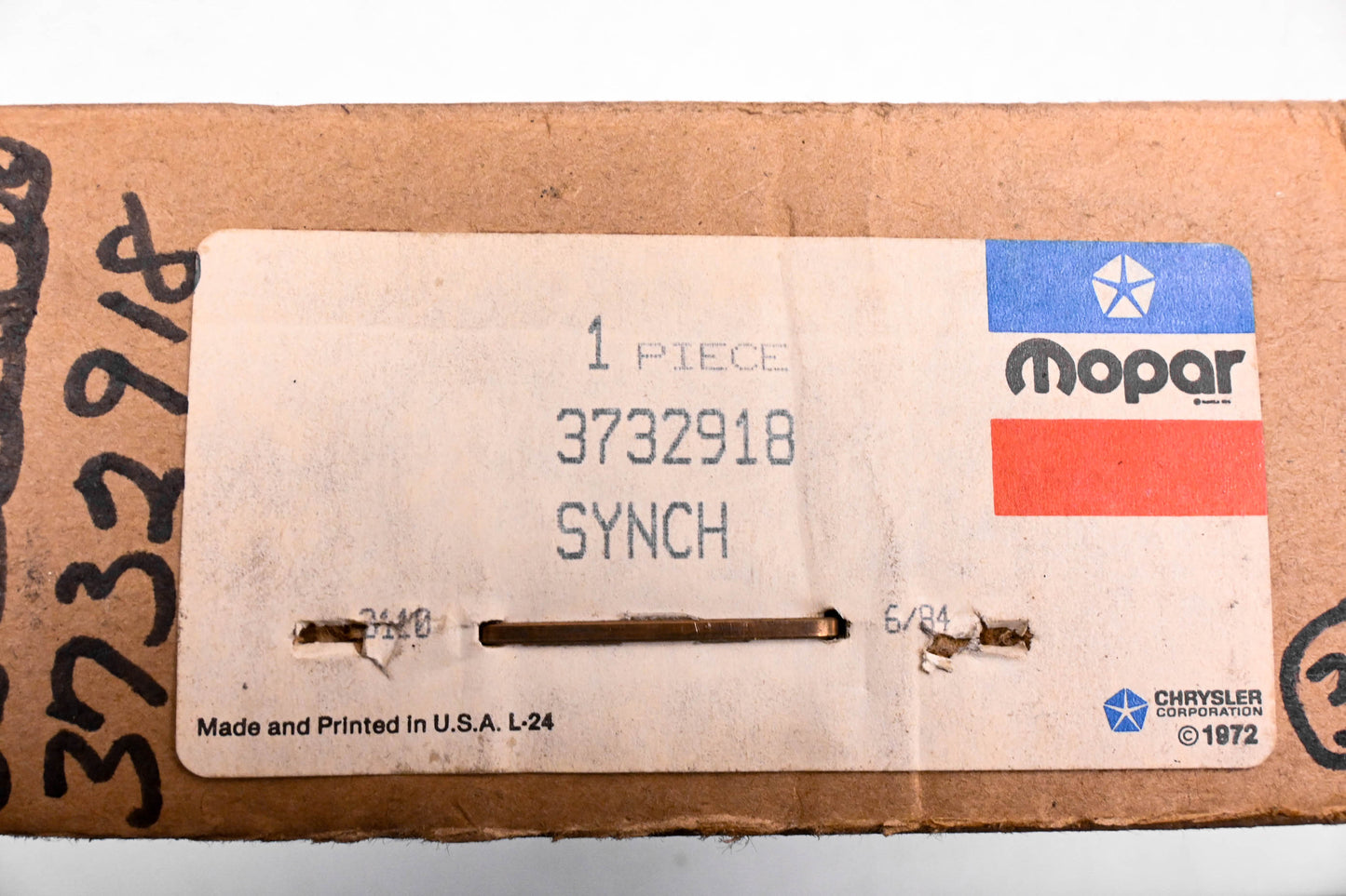 Mopar 3732918 Gear Synchro Kit NOS