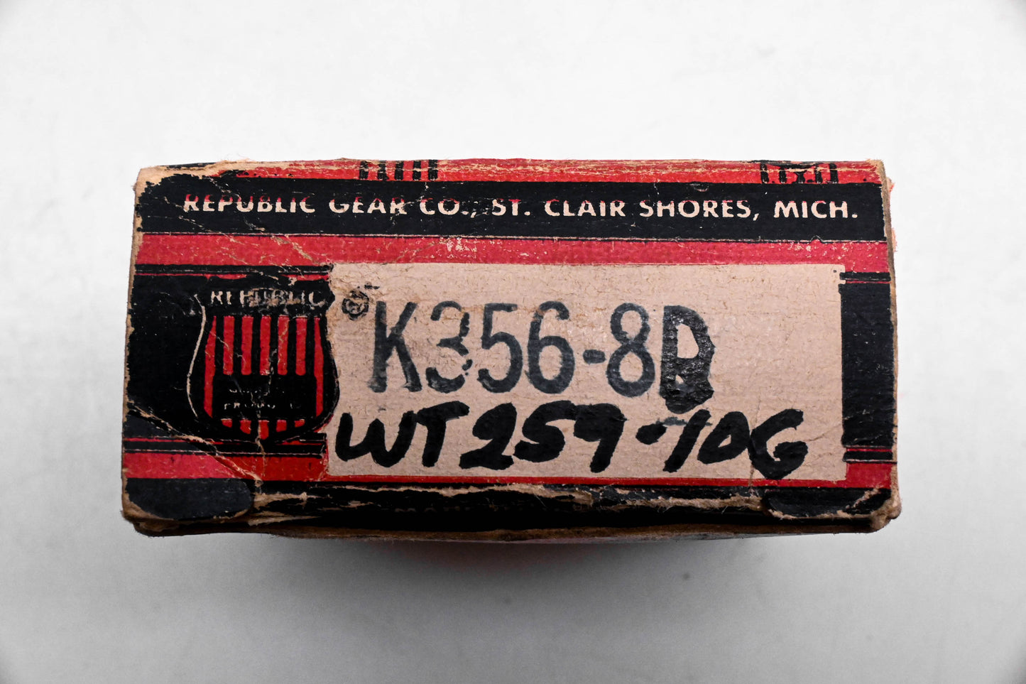 Republic K356-8B, WT-259-10G Reverse Idler Gear NOS