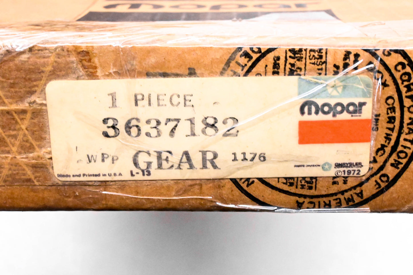 Mopar 3637182 Clutch Gear NOS