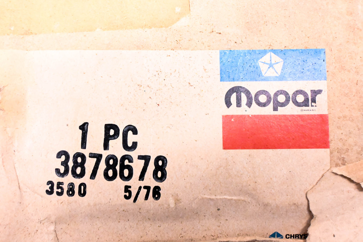 Mopar 3878678 Transmission Cover Plate NOS
