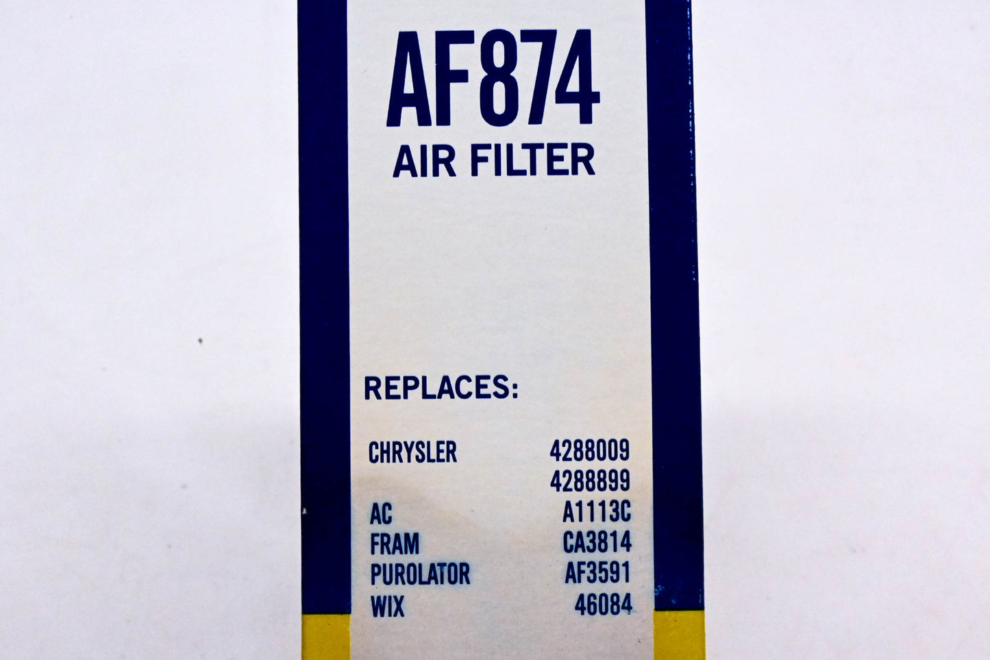 Hastings AF874 Air Filter NOS