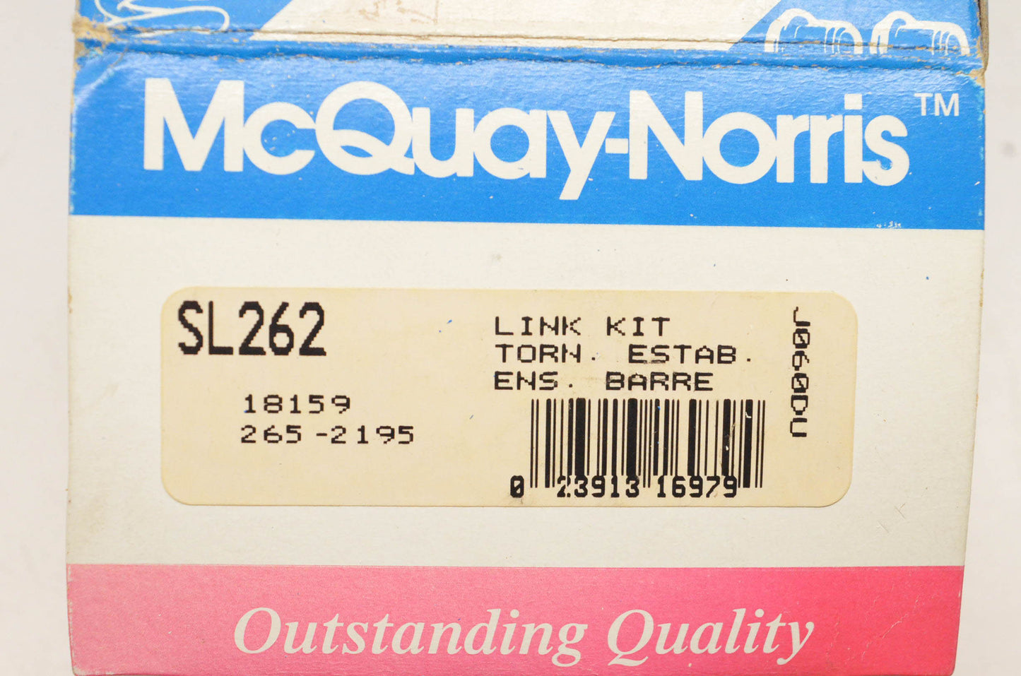 McQuay-Norris SL262, 18159, 2652195 Sway Bar Link Kit NOS