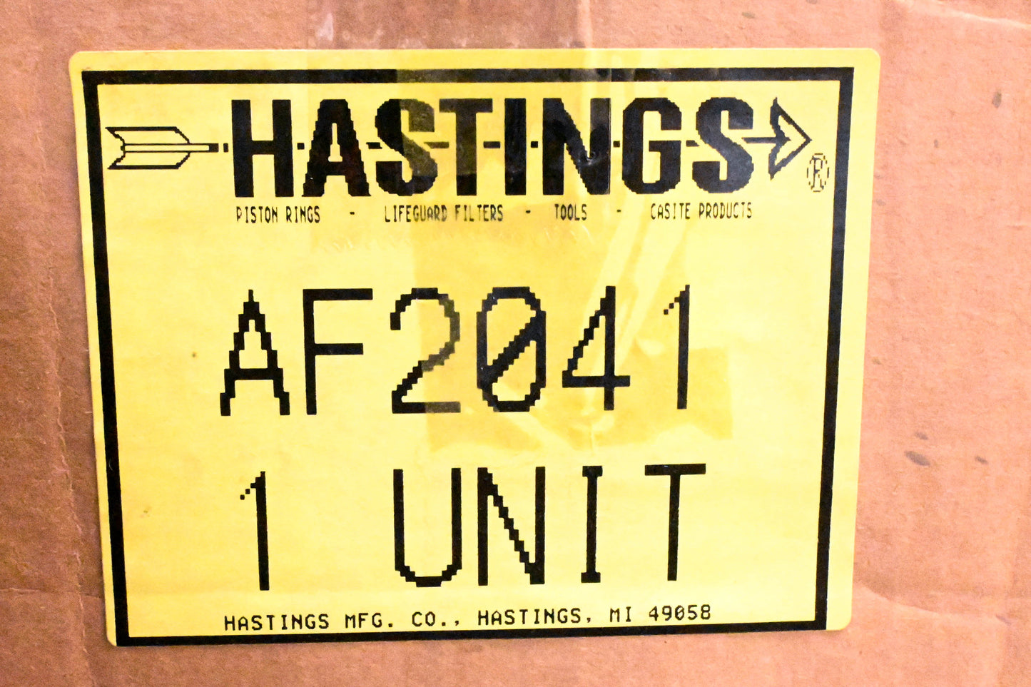Hastings AF2041 Air Filter Kit NOS