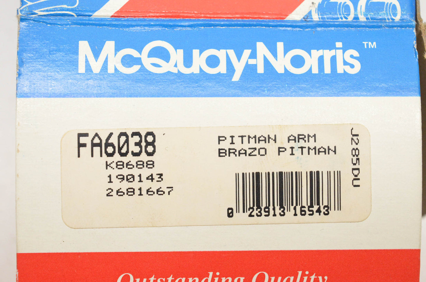 McQuay-Norris FA6038, 190143, K8688 Pitman Arms Idler Kit