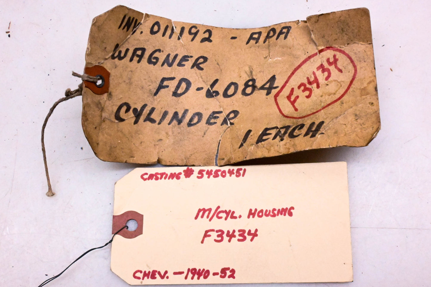 Wagner FD-6084, F3434, 5450451 Master Cylinder Assembly