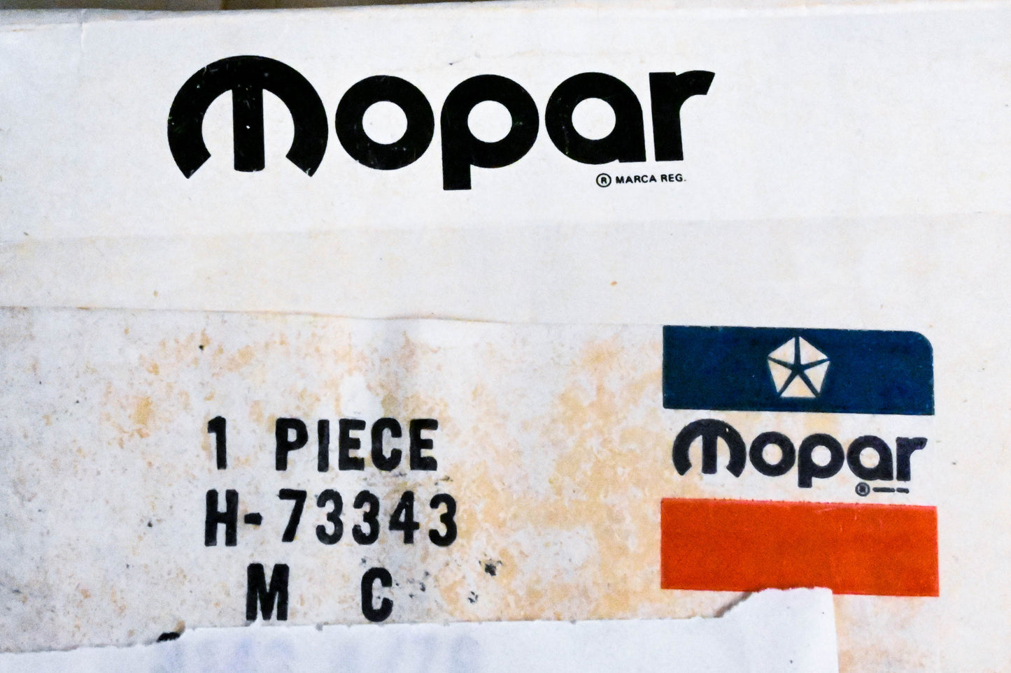 Mopar H73343, H-73343, 5470409-1 Master Cylinder Assembly NOS