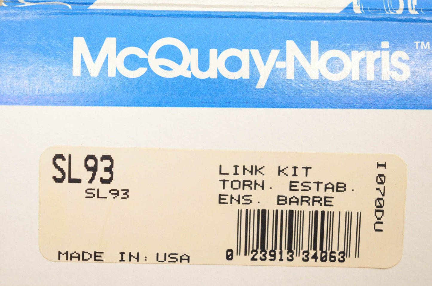 McQuay-Norris SL93 Link Kit NOS