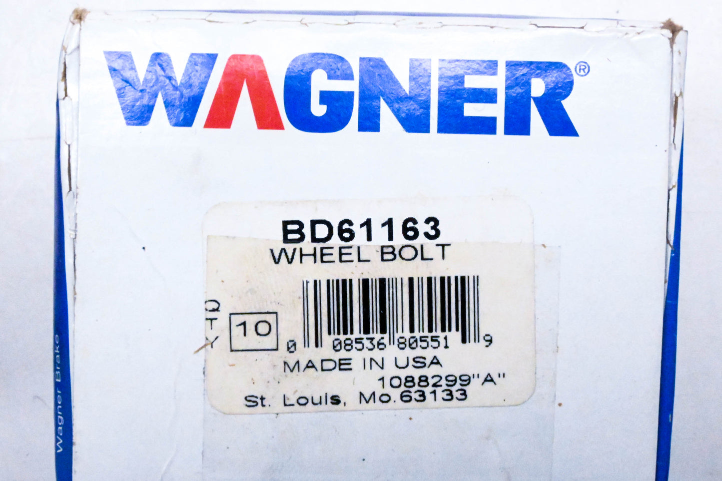 Wagner BD61163 Wheel Lug Studs Qty 10 NOS