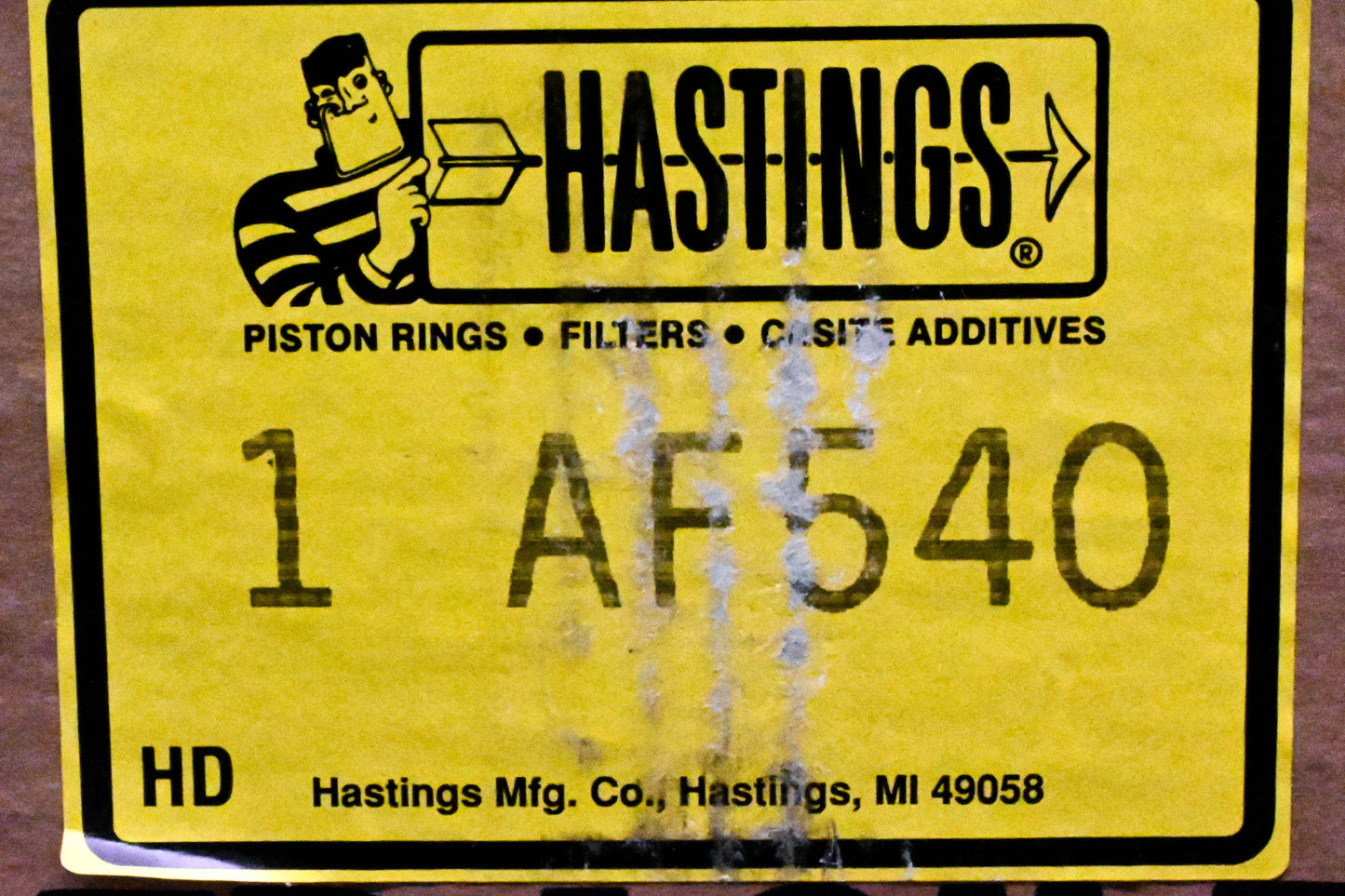 Hastings AF540 Air Filter NOS
