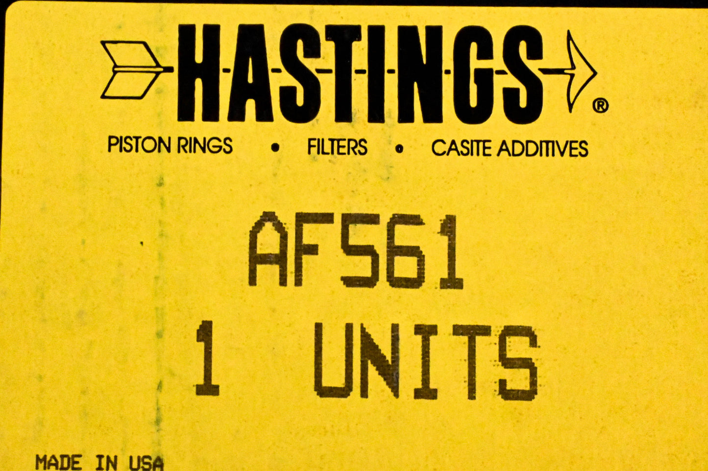 Hastings AF561 Air Filter NOS
