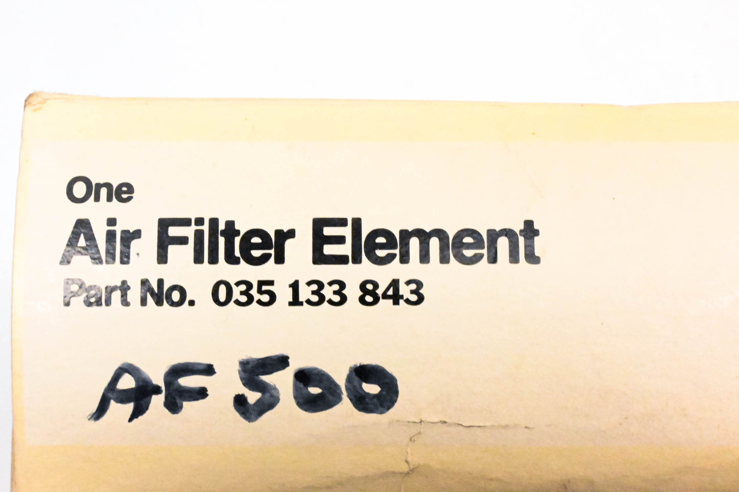 Volkswagen 035133843, AF500 Air Filter NOS