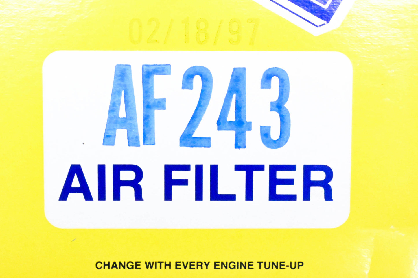 Hastings AF243 Air Filter NOS