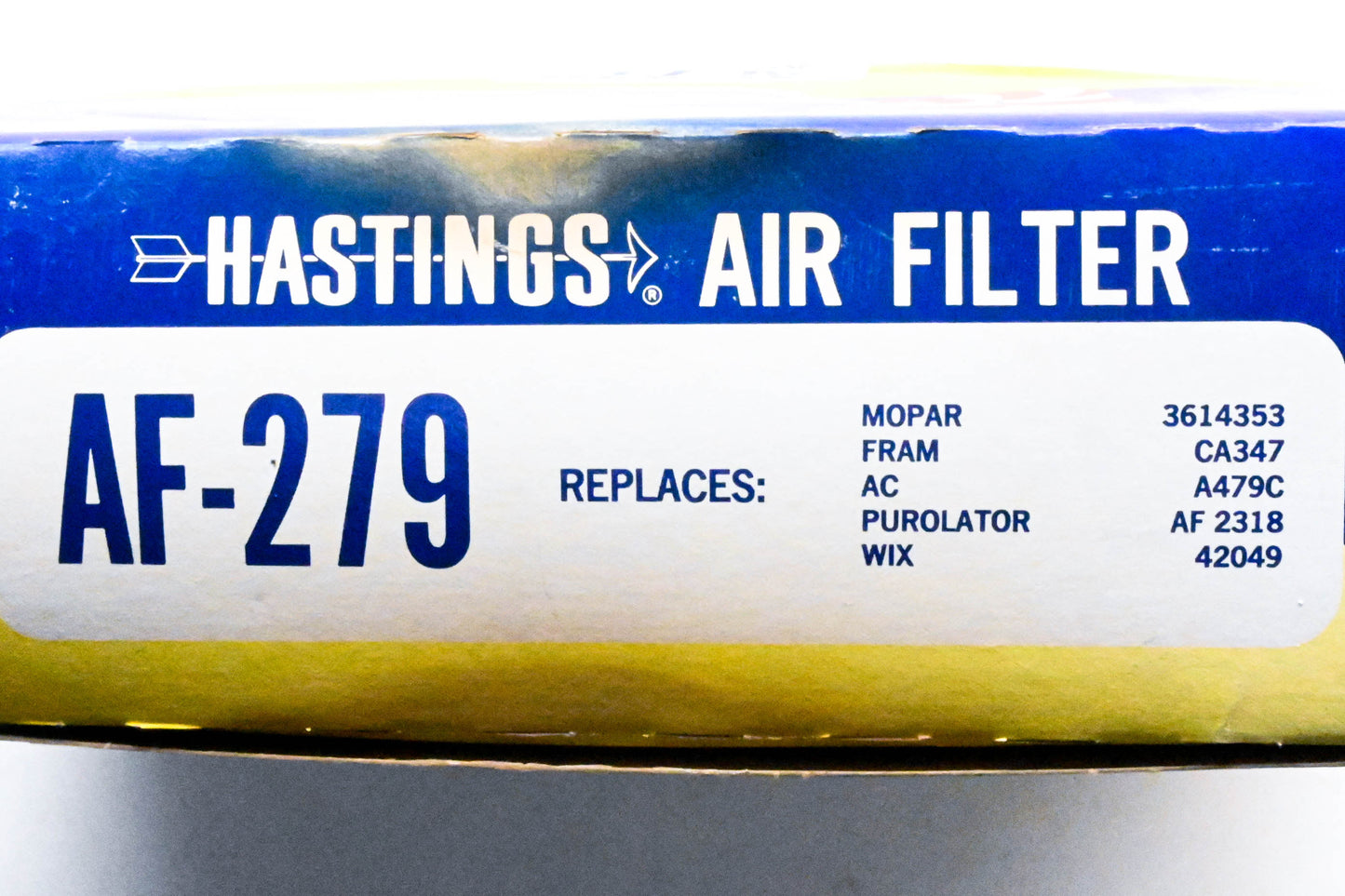 Hastings AF279 Air Filter NOS
