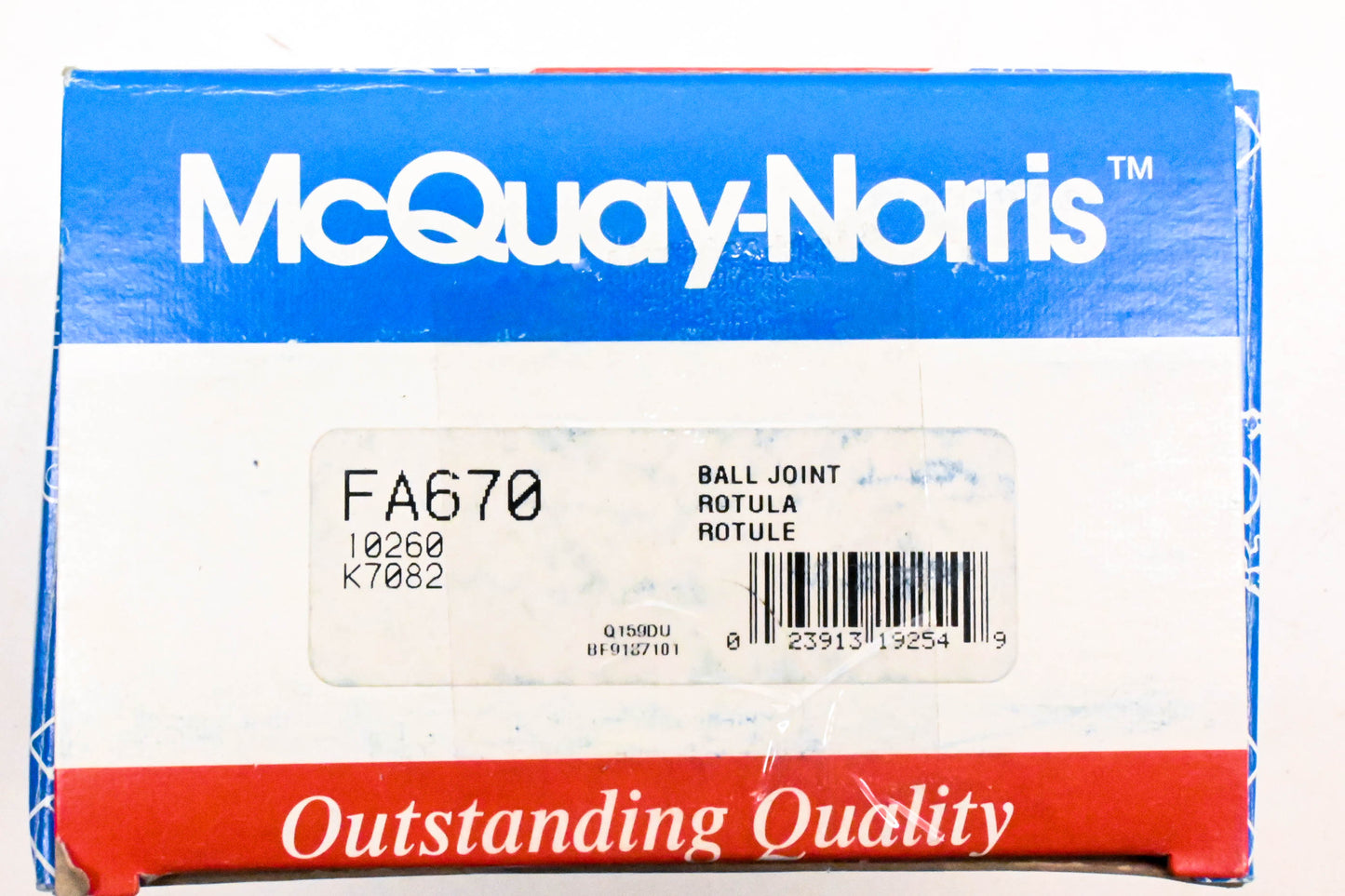 McQuay-Norris FA670, 10260 Ball Joint Kit NOS