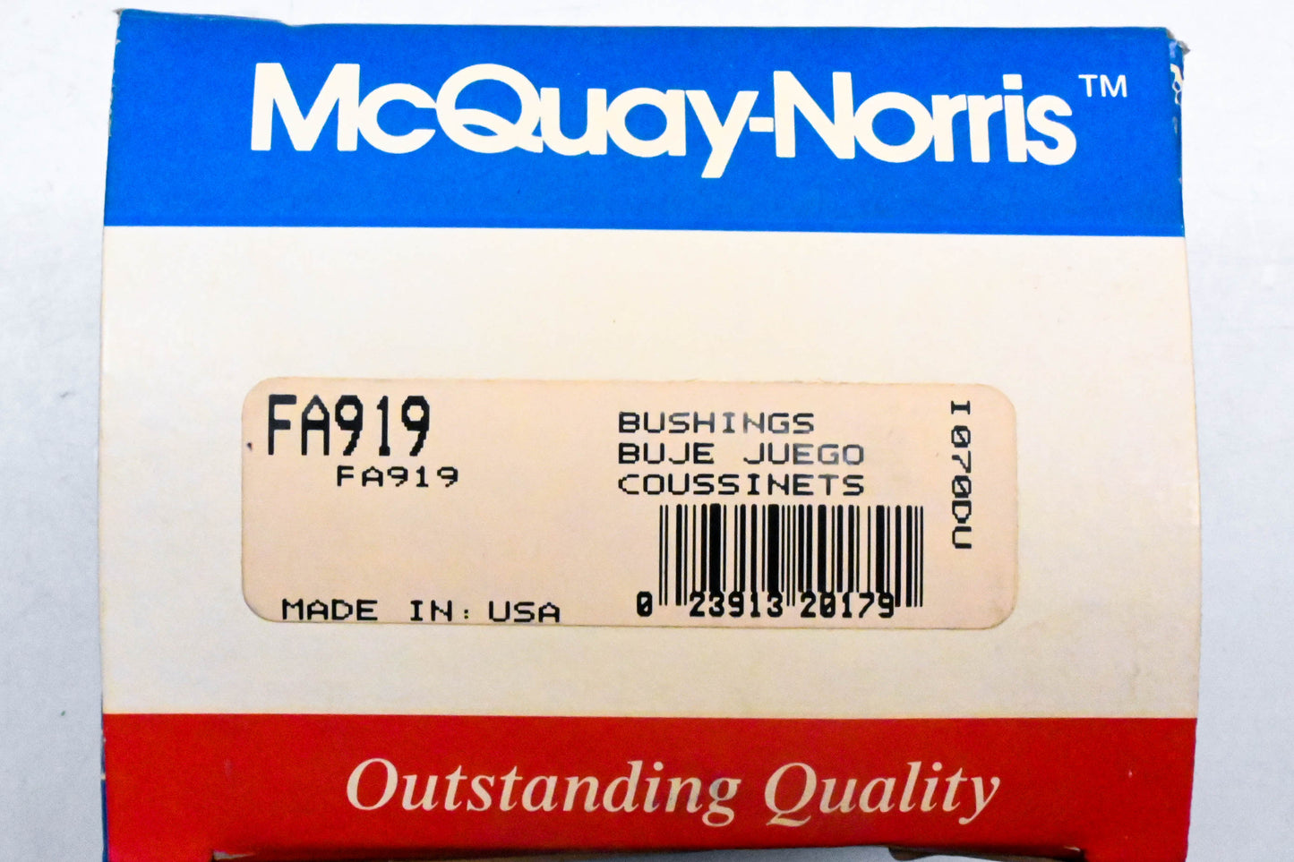 McQuay-Norris FA919 Bushing Kit NOS