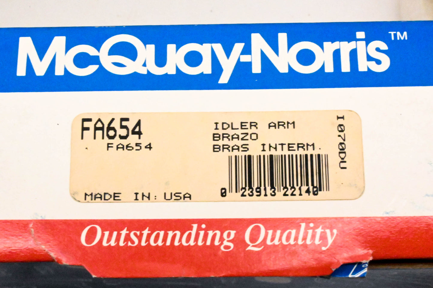 McQuay-Norris FA654 Idler Arm Kit NOS