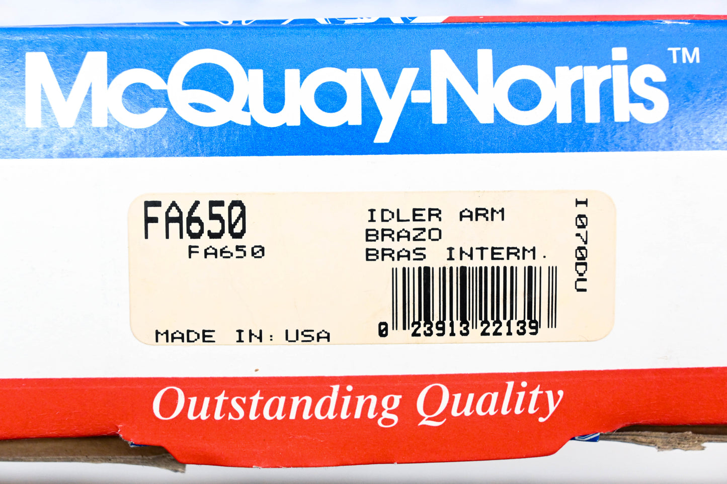 McQuay-Norris FA650 Idler Arm Kit NOS