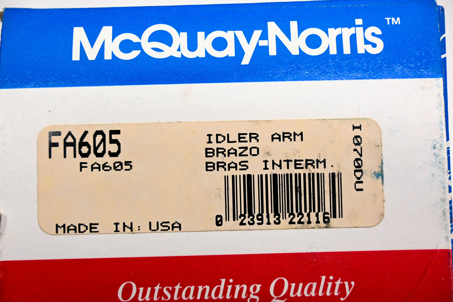 McQuay-Norris FA605 Idler Arm NOS