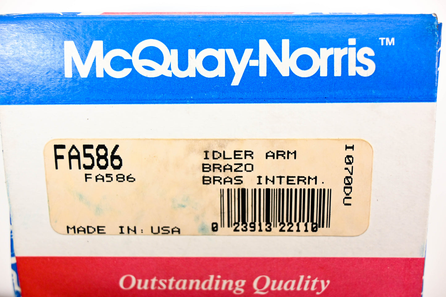 McQuay-Norris FA586 Idler Arm Assembly NOS