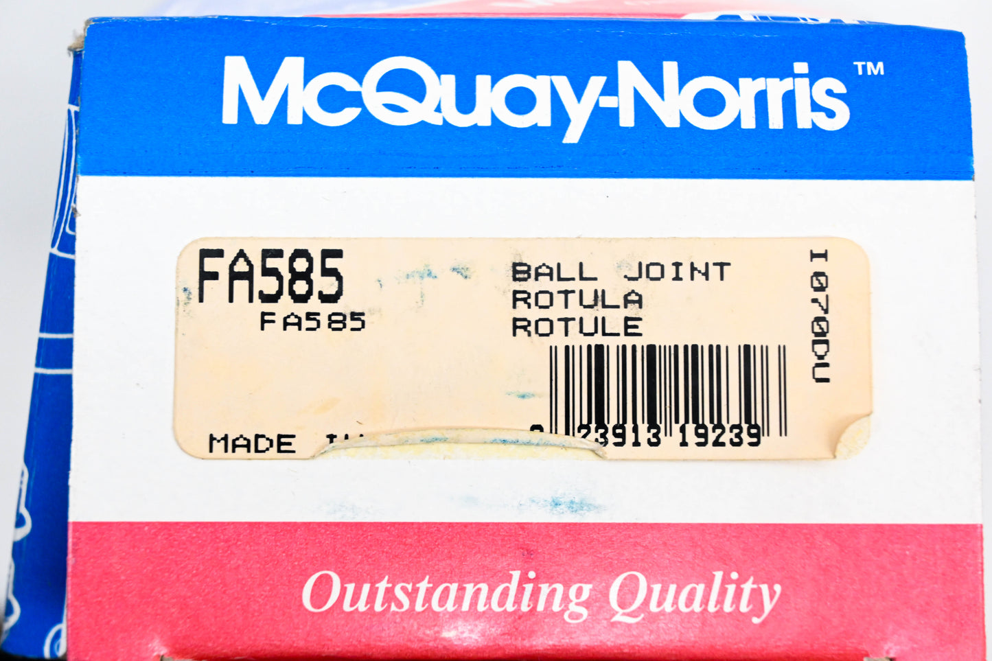 McQuay-Norris FA585 Ball Joint Assembly NOS