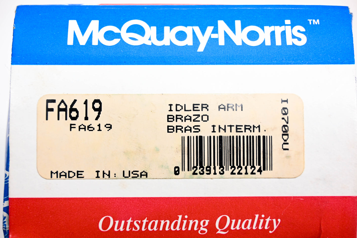 McQuay-Norris FA619 Idler Arm Assembly NOS