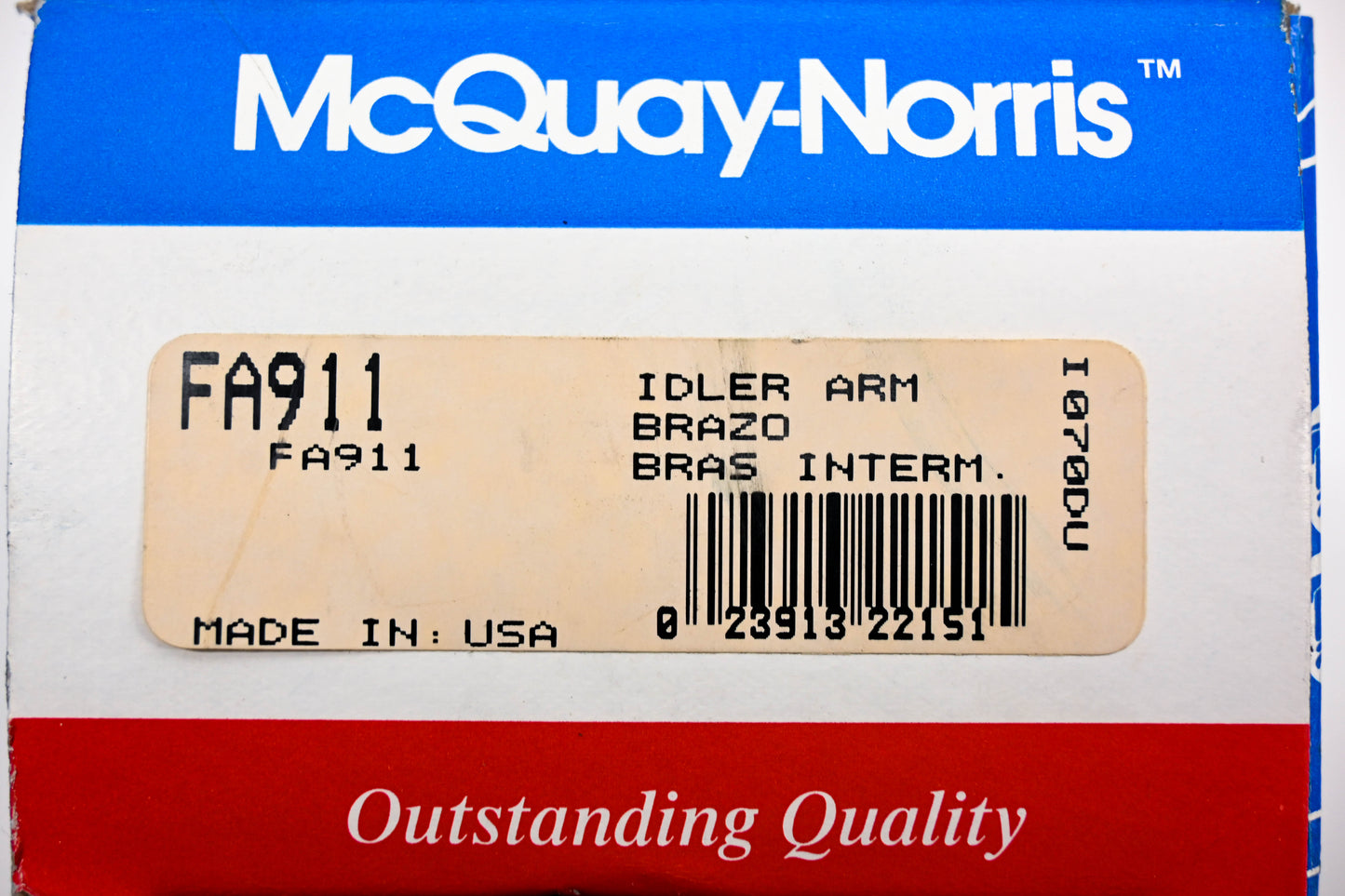 McQuay-Norris FA911 Idler Arm Assembly NOS
