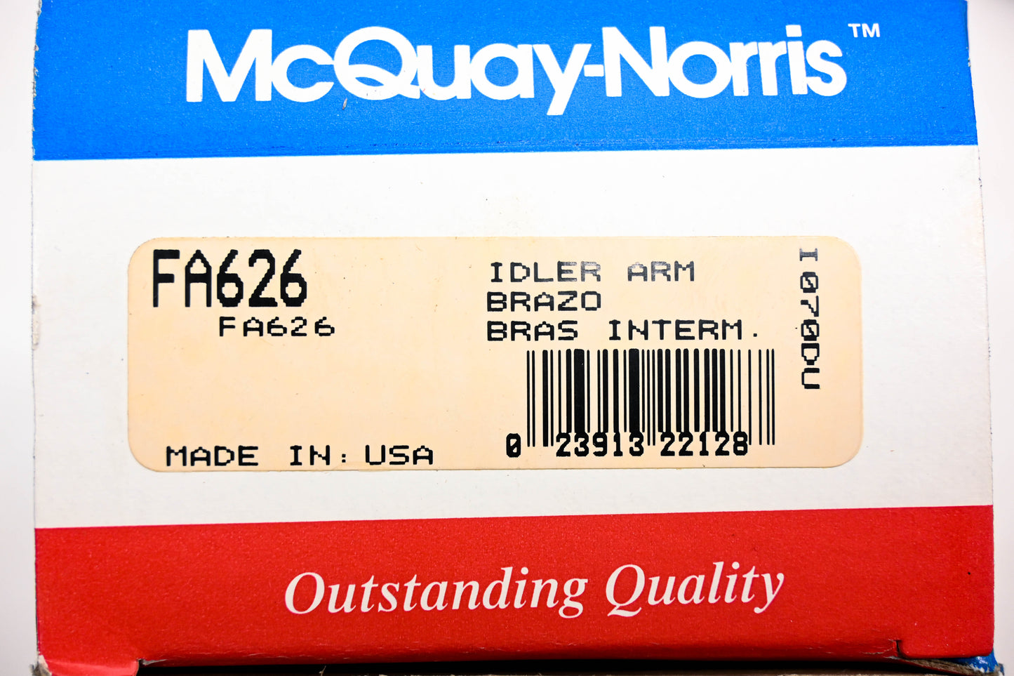 McQuay-Norris FA626 Idler Arm Assembly NOS