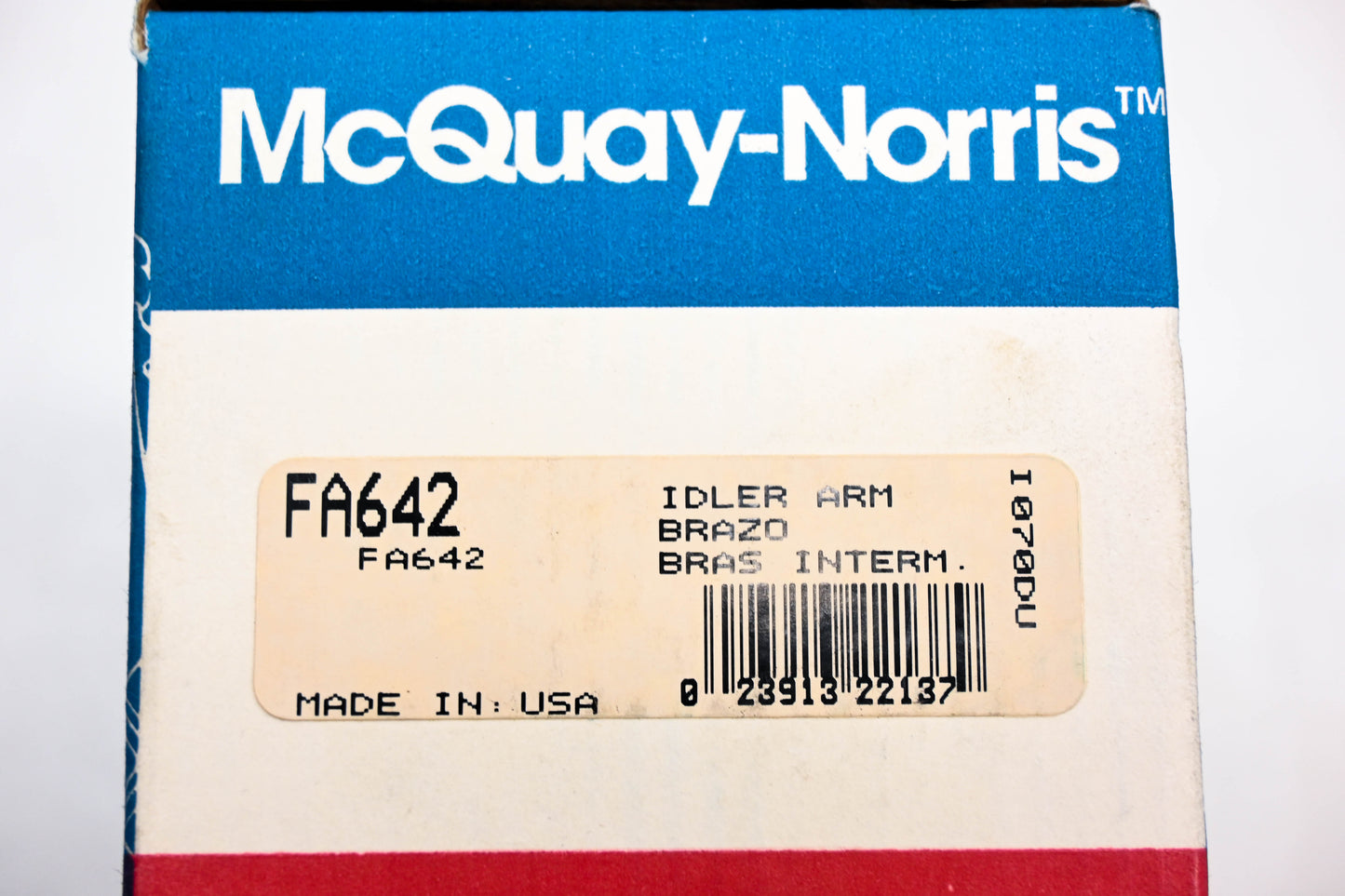 McQuay-Norris FA642 Idler Arm NOS