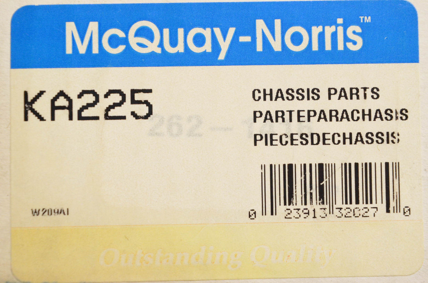 McQuay-Norris KA225 King Bolt Kit NOS