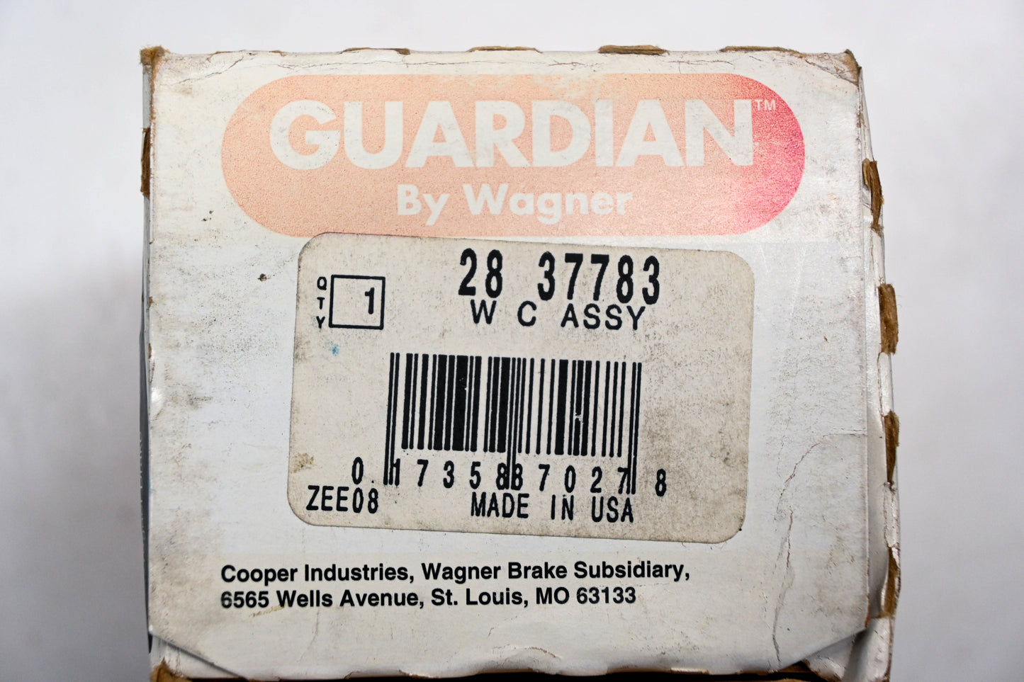 Wagner 28-37783 Guardian Wheel Cylinder Assembly NOS