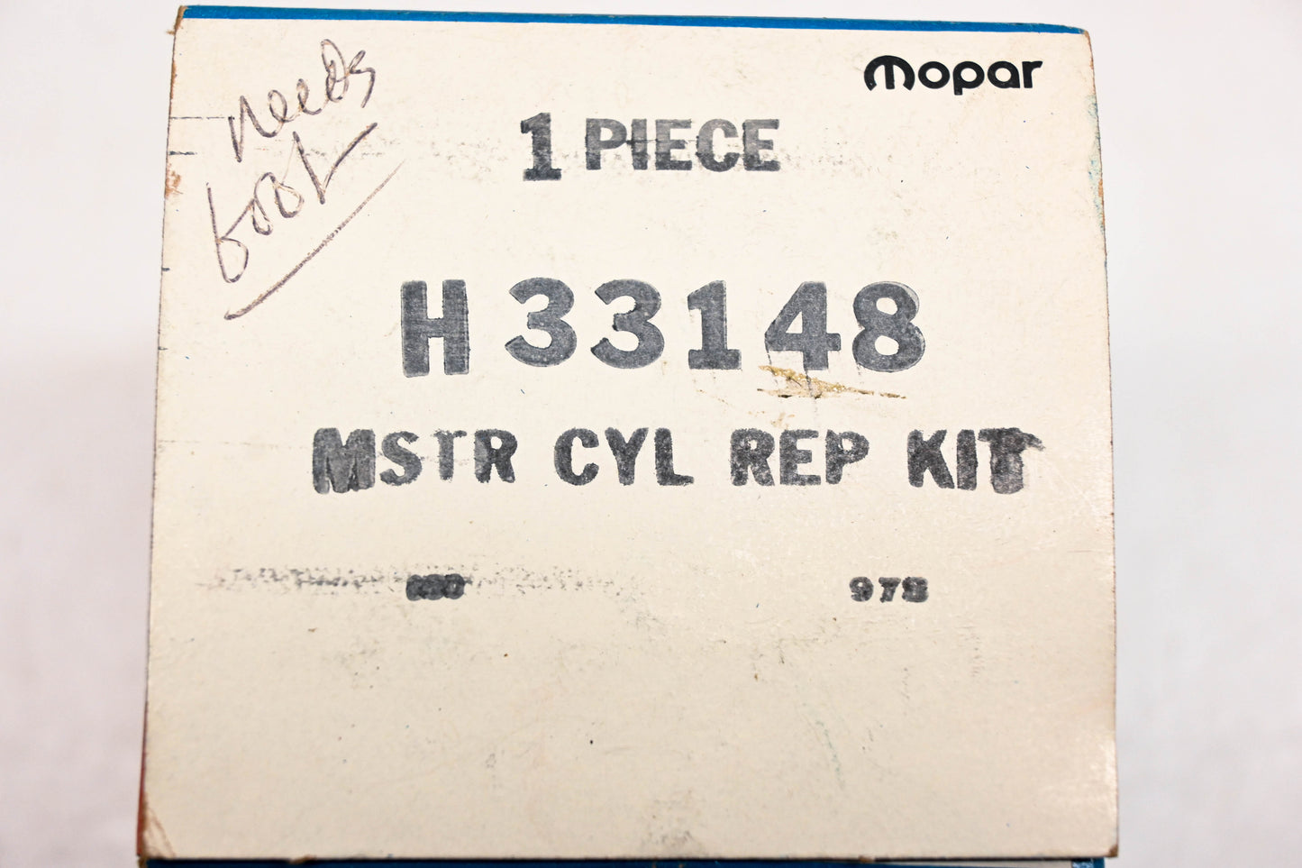 Mopar H33148, H-33148 Master Cylinder Repair Kit NOS