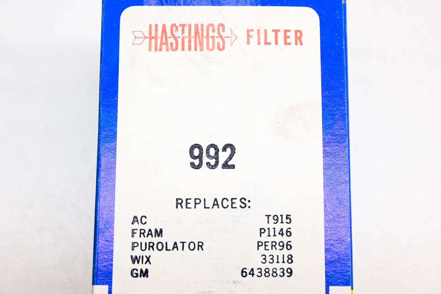 Hastings FF992, 992 Fuel Filter NOS