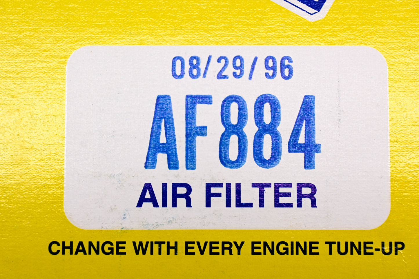 Hastings AF884 Air Filter NOS